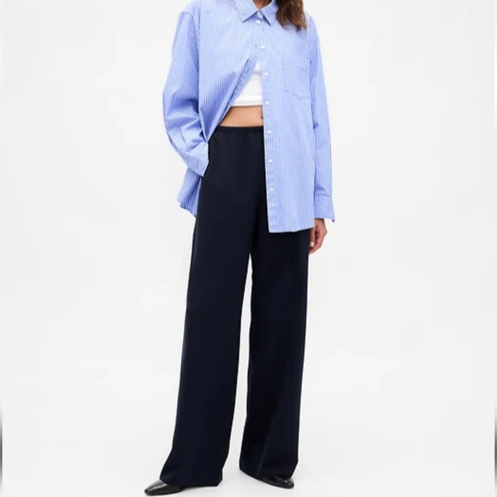 Gap High Waist Linen Pants